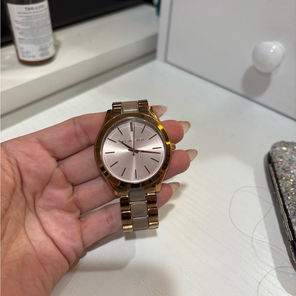 Michael Kors Two-Tone Gold Watch